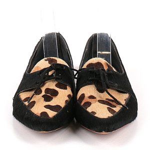 Loeffler Randall Calf Hair Flats Size 7